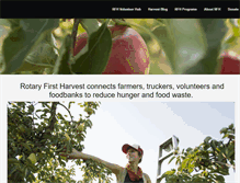 Tablet Screenshot of firstharvest.org
